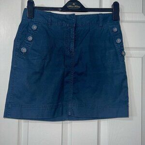 Vineyard Vines Navy Button Skirt Size 0